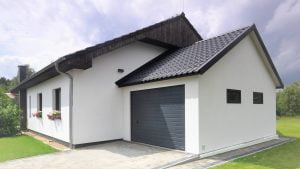 Garaż ocieplany bialy Duo-Classic 6,0 x 5,7 m