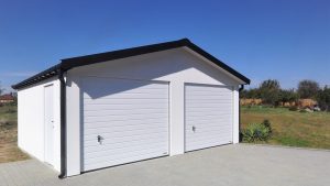 Garaż ocieplany Duo-Classic, 2 samochody, wymiary 6,0 x 6,7 m